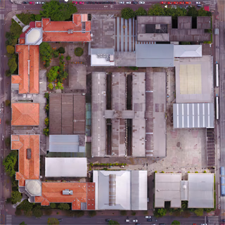 Orthomosaic georeferenced composition